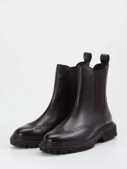 Damen Gant – Chelsea Boots aus Kalbleder Dunkel
