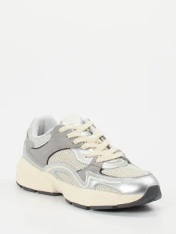 Damen Gant – Chunky Sneaker aus Metallicleder und Velours