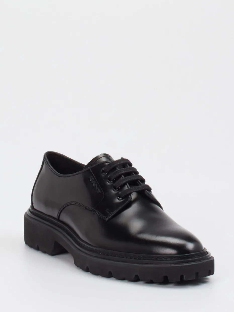 Damen Gant – Derby-Schnürschuhe aus Hochglanzleder