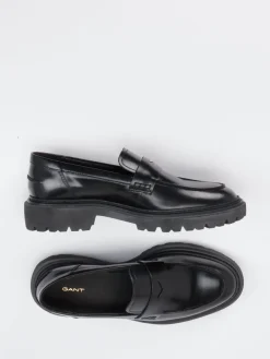 Damen Gant – Loafer aus Hochglanzleder