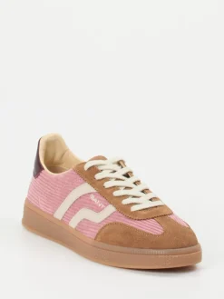 Damen Gant – Retro-Sneaker aus Veloursleder und Cord in