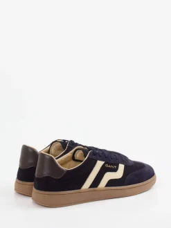 Herren Gant – Retro-Sneaker aus Veloursleder Dunkel