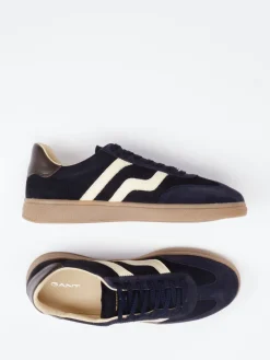 Herren Gant – Retro-Sneaker aus Veloursleder Dunkel