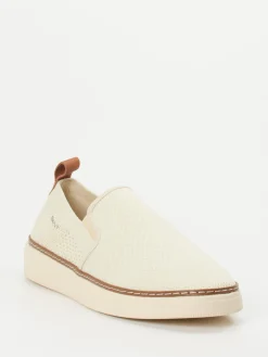 Herren Gant – Slip-On Sneaker aus gestricktem Textil cremeweiß