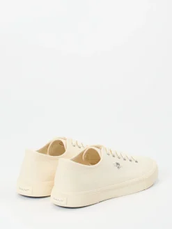 Herren Gant – Sneaker aus Canvas in Cremeweiß