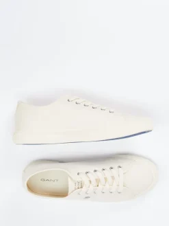 Herren Gant – Sneaker aus Canvas in Cremeweiß