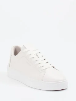 Herren Gant – Sneaker aus Kalbleder Off-White mit Kontrastsohle