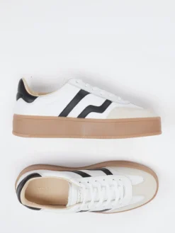 Damen Gant – Sneaker aus Kalbleder mit Gumsohle