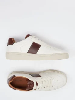 – Sneaker aus Kalbleder in Creme*Gant Online