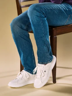 Herren Gant – Sneaker aus Kalbleder Off-White