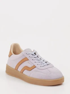 Damen Gant – Sneaker aus Leder-Mix in Flieder