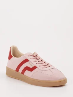 Damen Gant – Sneaker aus Veloursleder in Rosé