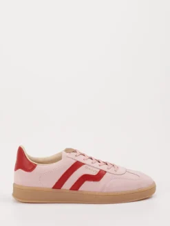 Damen Gant – Sneaker aus Veloursleder in Rosé