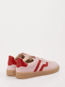Damen Gant – Sneaker aus Veloursleder in Rosé