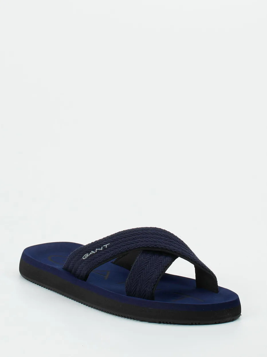 Herren Gant – Zehentrenner aus Textil in Dunkel