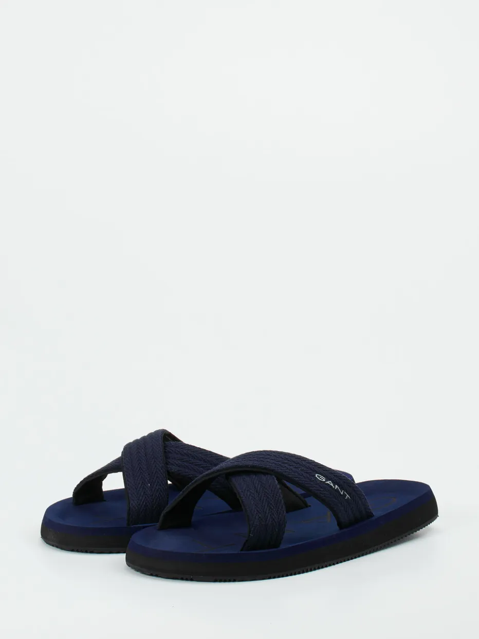 Herren Gant – Zehentrenner aus Textil in Dunkel