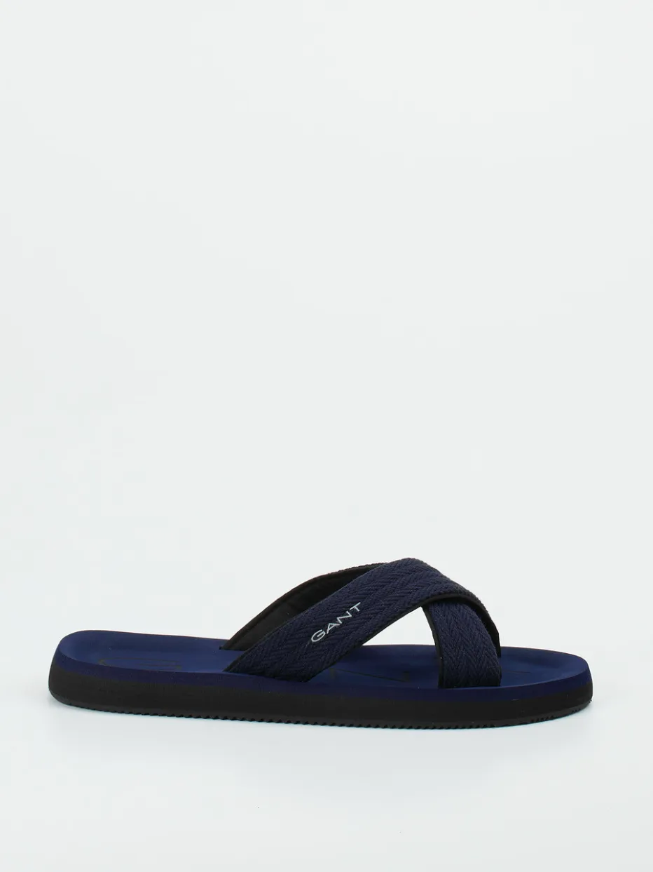 Herren Gant – Zehentrenner aus Textil in Dunkel