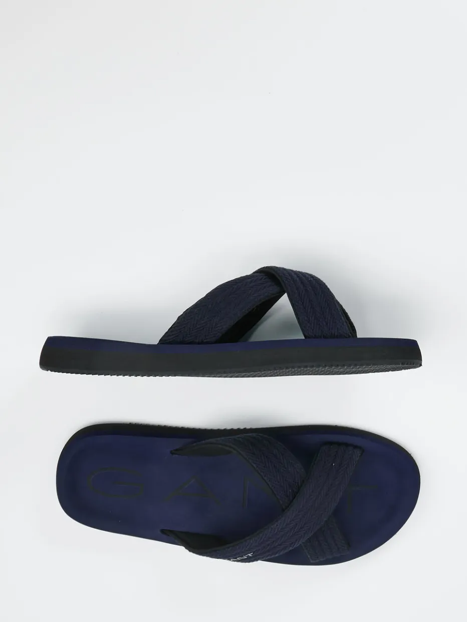 Herren Gant – Zehentrenner aus Textil in Dunkel