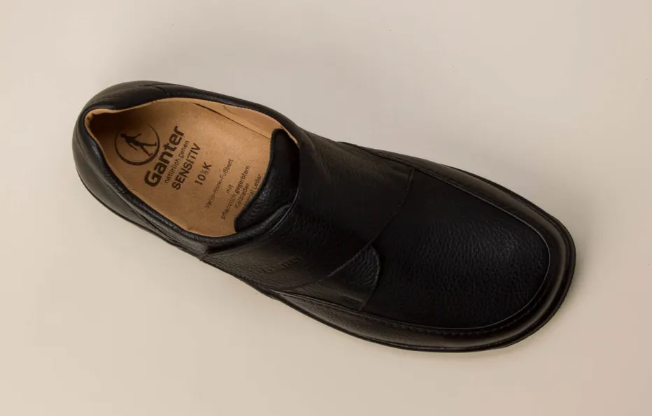 Herren Ganter – Klettslipper aus Kalbleder