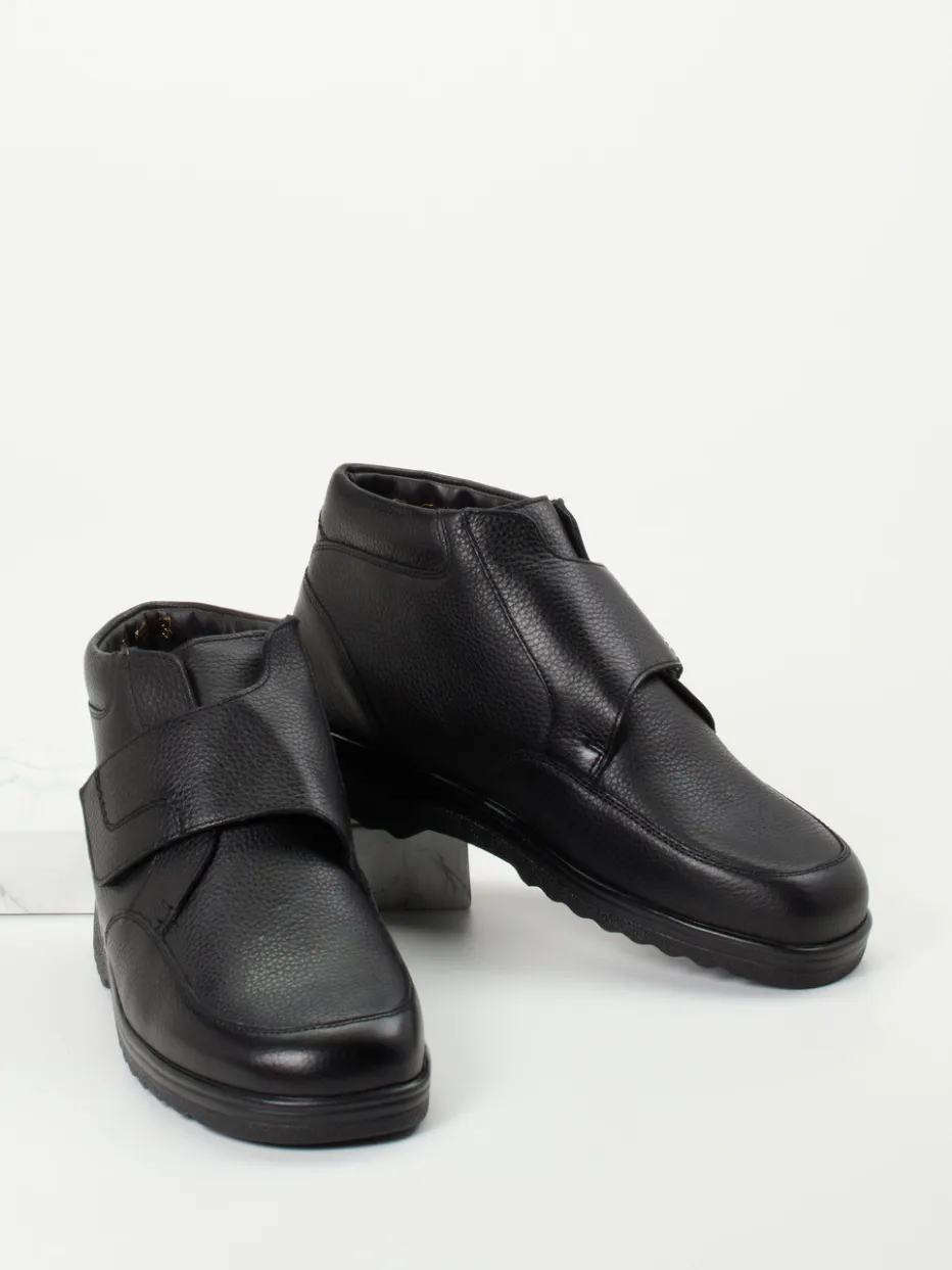 Herren Ganter – Klettverschluss-Stiefelette aus Kalbleder