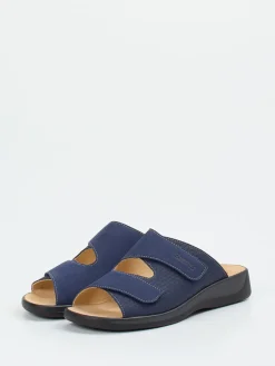 Damen Ganter – Komfort-Pantolette aus Nubukleder marine