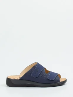 Damen Ganter – Komfort-Pantolette aus Nubukleder marine