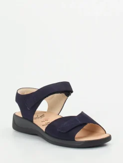 Damen Ganter – Komfortsandale aus Nubukleder dunkel