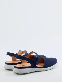 – Komfort-Sandale aus Veloursleder Marine*Ganter Best