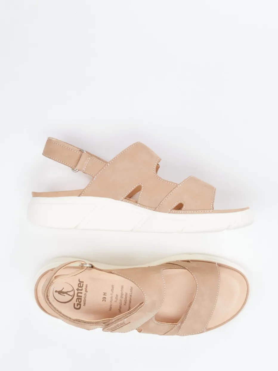 Damen Ganter – Komfortsandale aus Nubukleder