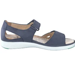 Damen Ganter – Komfortsandale aus Nubukleder Dunkel