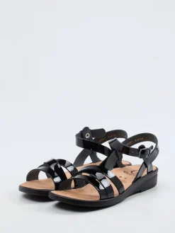 Damen Ganter – Komfortsandale aus Lackleder