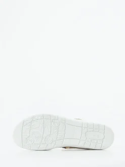 Damen Ganter – Komfortsandalen aus Veloursleder sandbeige