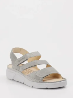 – Komfortsandalen aus Veloursleder hell*Ganter Hot