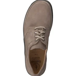 Herren Ganter – Komfort-Schnürschuh aus Nubukleder taupe