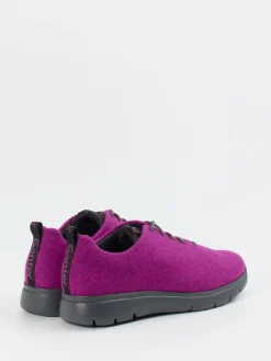 Damen Ganter – Komfort-Sneaker aus Wolle in Violett