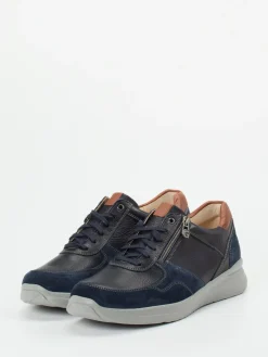 Herren Ganter – Komfort-Sneaker aus Kalbleder Dunkel