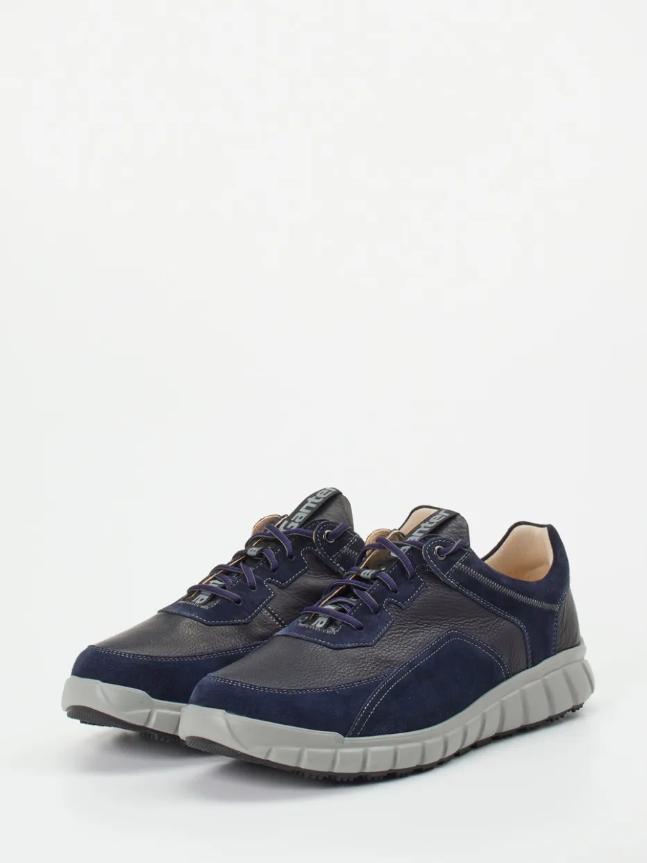 Herren Ganter – Komfort-Sneaker aus Kalbleder Dunkel