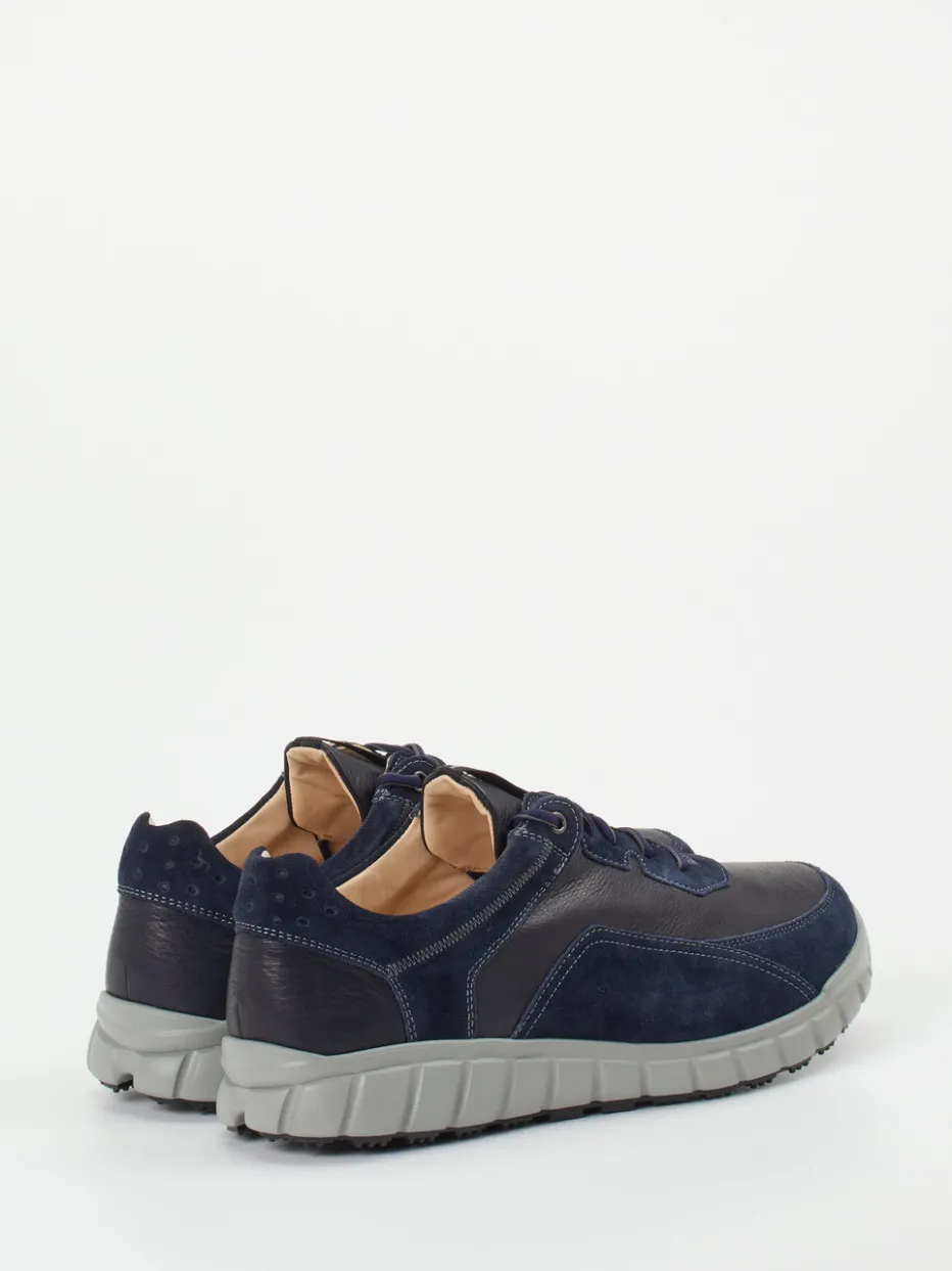 Herren Ganter – Komfort-Sneaker aus Kalbleder Dunkel