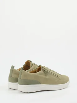 Damen Ganter – Komfort-Sneaker aus Veloursleder salbei