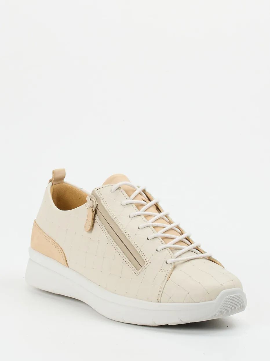 – Komfort-Sneaker aus geprägtem Leder*Ganter New