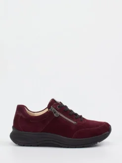 – Komfort-Sneaker aus Veloursleder bordeaux*Ganter Online