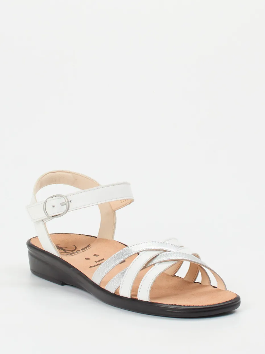 Damen Ganter – Sandalette aus Kalbleder in Metallic