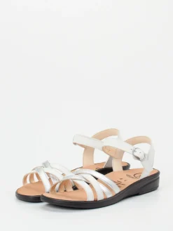 Damen Ganter – Sandalette aus Kalbleder in Metallic