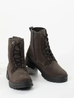 – Schnürboots aus Veloursleder dunkelbraun*Ganter Online