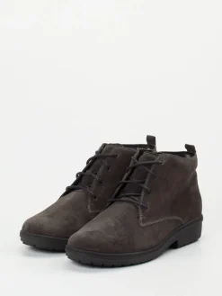Damen Ganter – Schnürstiefelette aus Veloursleder