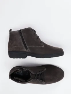 Damen Ganter – Schnürstiefelette aus Veloursleder