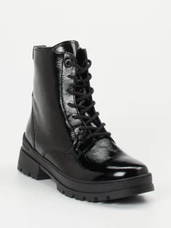 – Schnürstiefelette aus Lackleder*Ganter Clearance