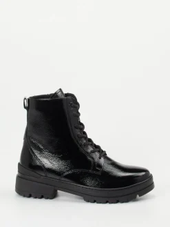 – Schnürstiefelette aus Lackleder*Ganter Clearance