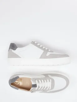 Herren Ganter – Sneaker aus Leder-Mix in -Grau