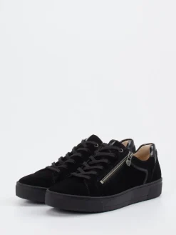 – Sneaker aus Veloursleder mit Lackdetails*Ganter Discount